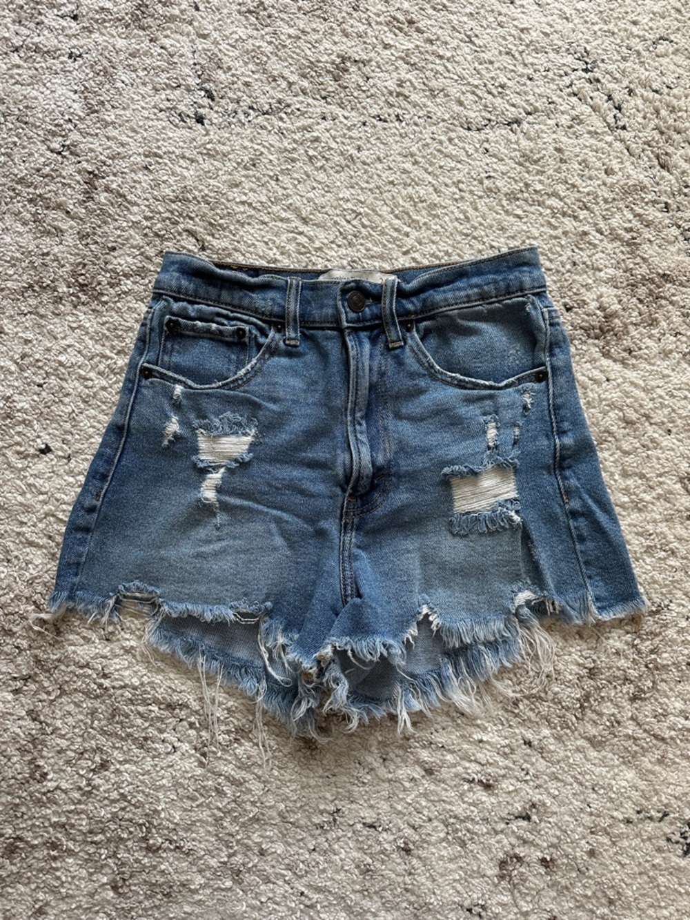 Denim shorts